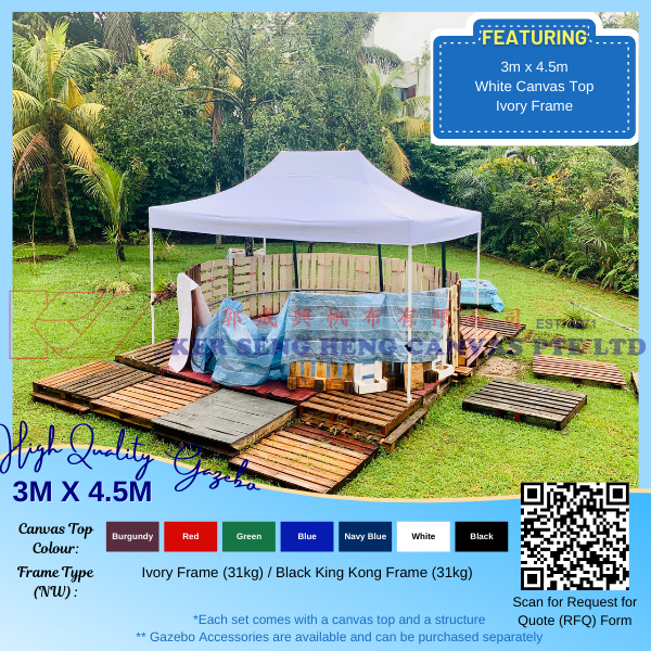 3m x 4.5m High Quality Gazebo.