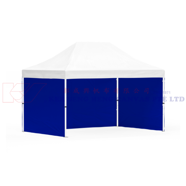 3m x 4.5m Side Cover | Blue | 3m-4.5m-3m
