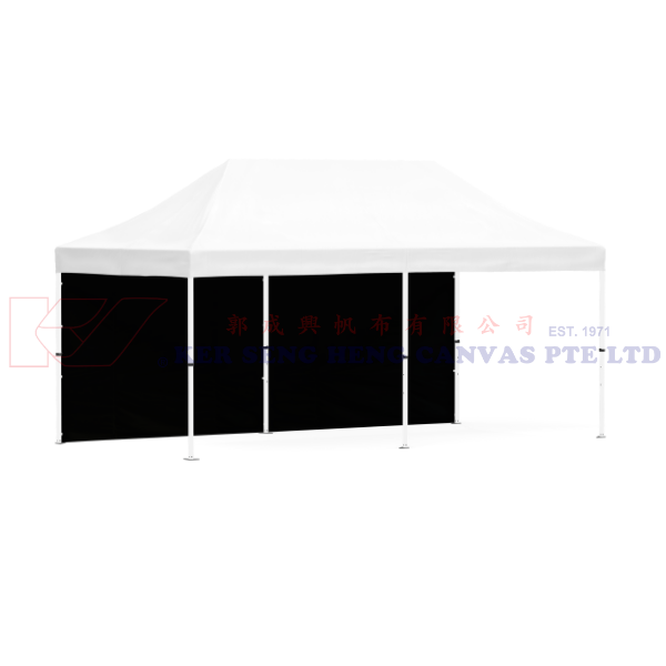 3m x 6m Side Cover | Black | 6m