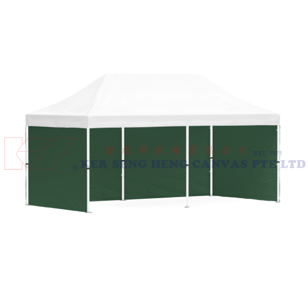 3m x 6m Side Cover | Green | 3m-6m-3m