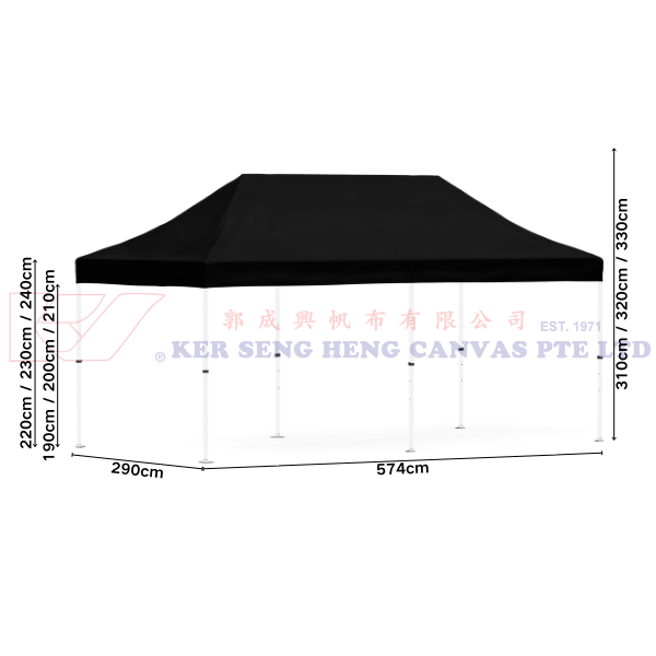 3m x 6m High Quality Gazebo