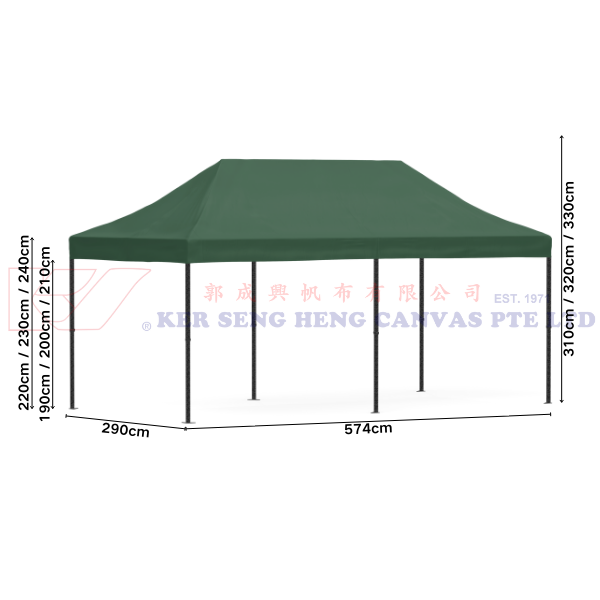 3m x 6m High Quality Gazebo