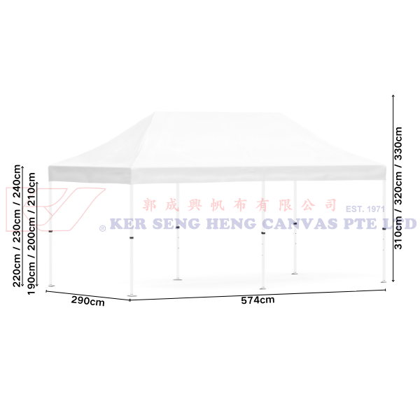 3m x 6m High Quality Gazebo