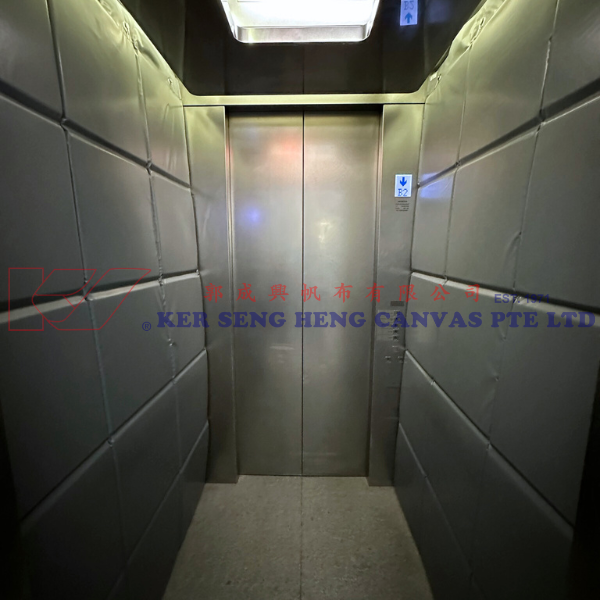 Passenger Lift - Duo Door Lift Padding | KSH Canvas