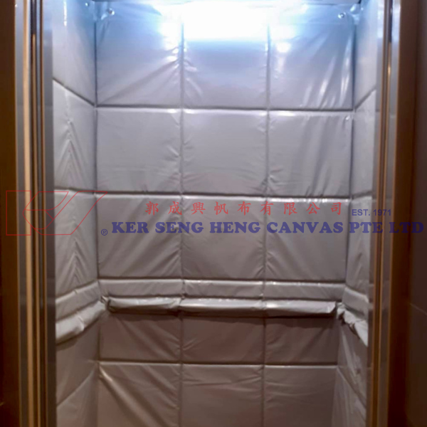 Passenger Lift - Single Door Lift Padding | KSH Canvas