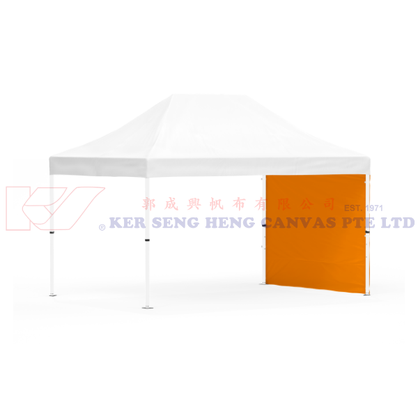 3m x 4.5m Side Cover | Orange | 3m