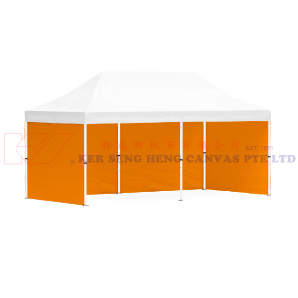 3m x 6m Side Cover | Orange | 3m-6m-3m