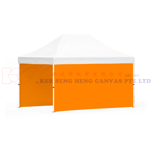 3m x 4.5m Side Cover | Orange | 4.5m-3m-4.5m