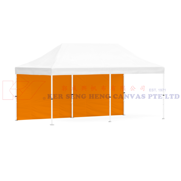 3m x 6m Side Cover | Orange | 6m