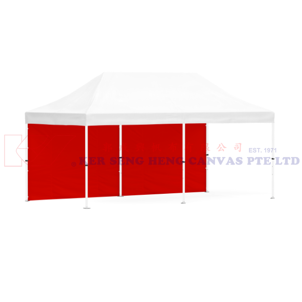 3m x 6m Side Cover | Red | 6m