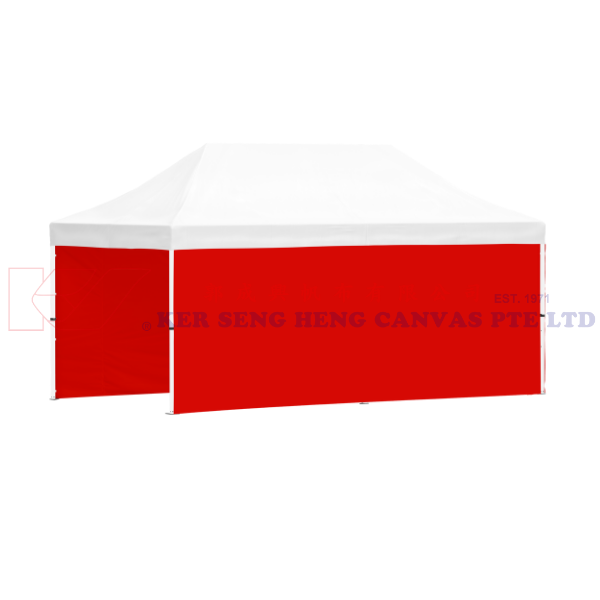 3m x 6m Side Cover | Red | 6m-3m-6m