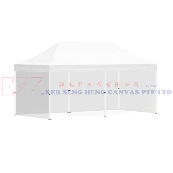 3m x 6m Side Cover | Transparent | 3m-6m-3m