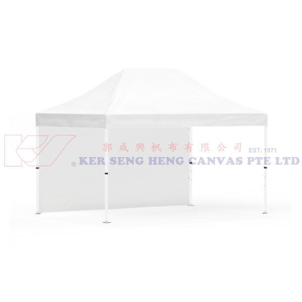 3m x 4.5m Side Cover | Transparent | 6m