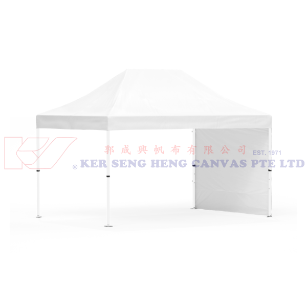 3m x 4.5m Side Cover | White | 3m