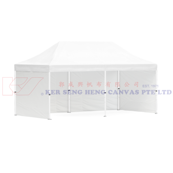 3m x 6m Side Cover | White | 3m-6m-3m