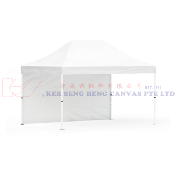 3m x 4.5m Side Cover | White | 6m