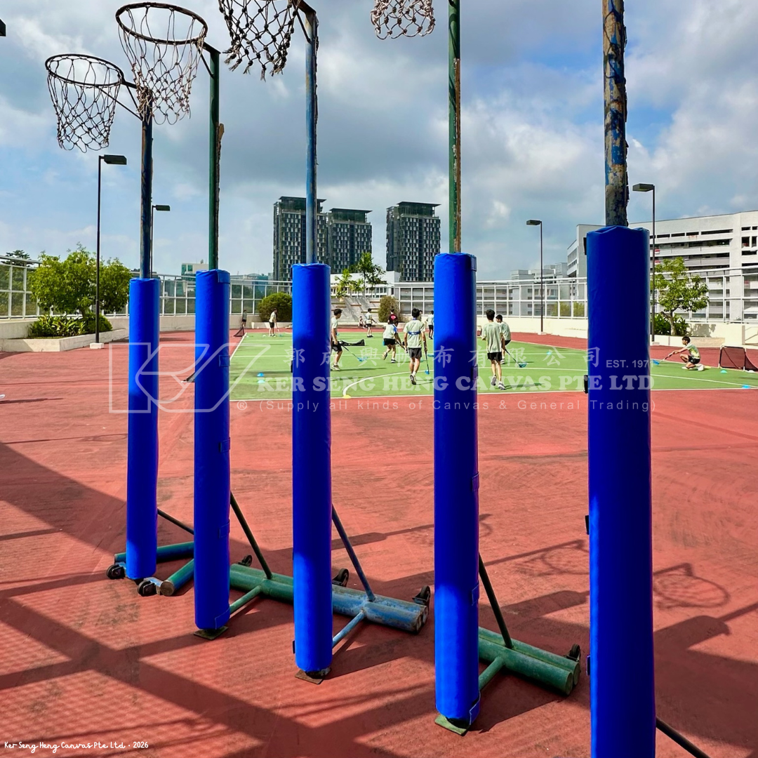 netball padding blue. KSH Canvas