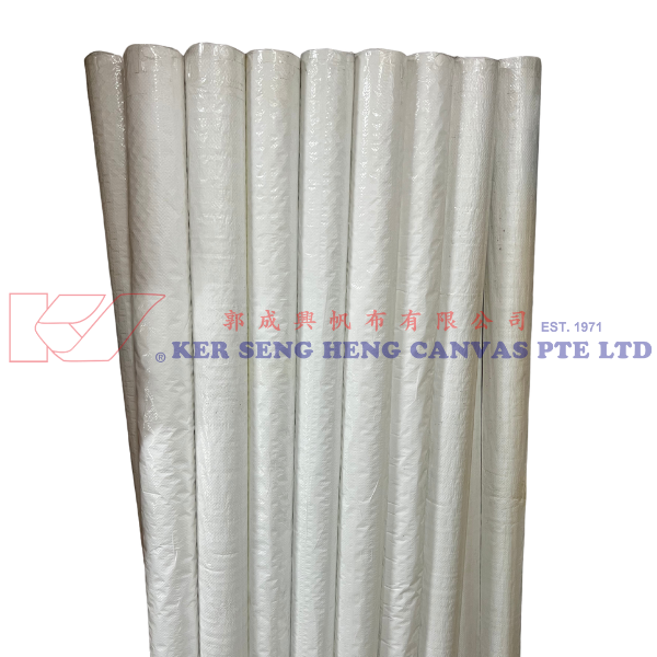 White PE Tarpaulin Roll (98gsm) | PE Canvas | KSH Canvas